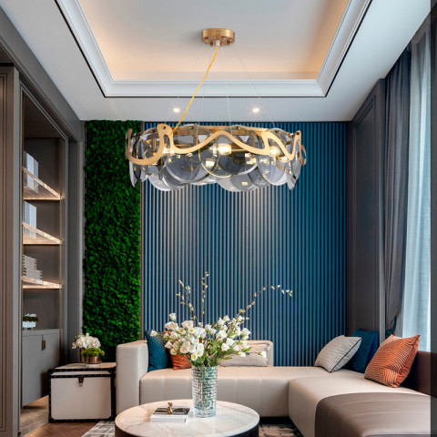 Подвесная люстра Inodesign Alessa Black 40.6025